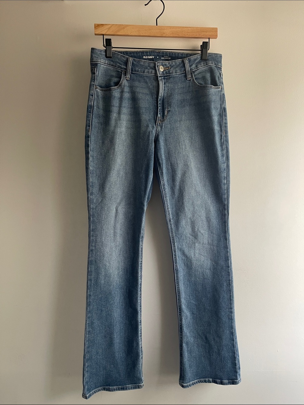 Old Navy Women's Mid-Rise Wow Boot-Cut Jeans Size 8 Casual Y2K Retro Cowgirl